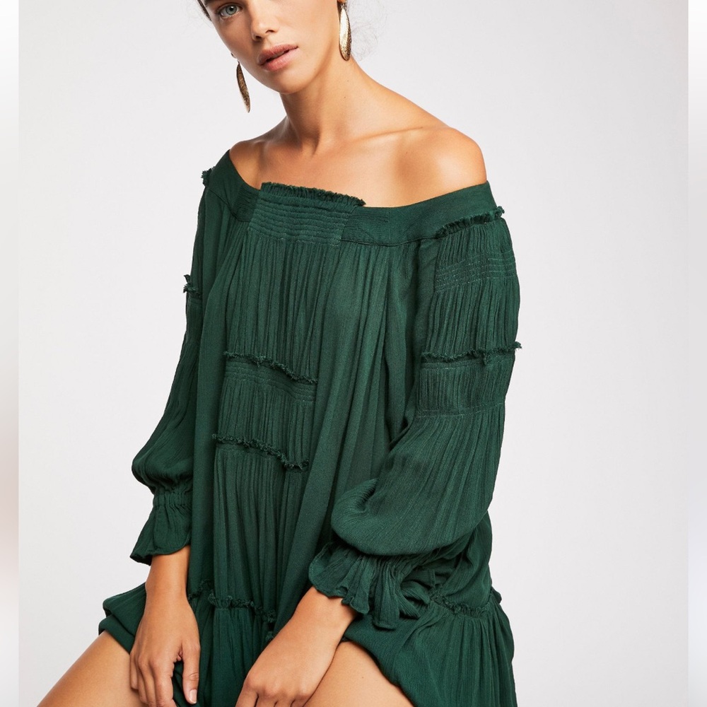 *FREE PEOPLE* Black See Ya There Dress